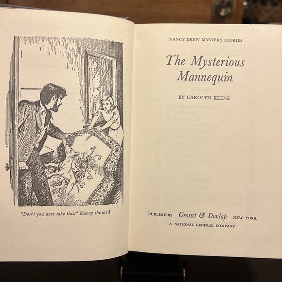 Vintage Nancy Drew Book 1970 The Mysterious Mannequin by Carolyn Keene - Picture 5 of 6